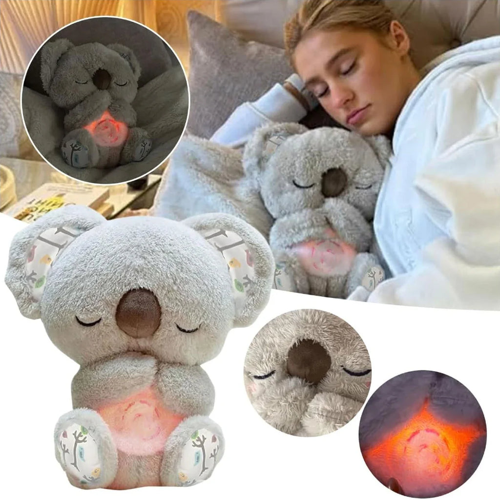 New Sell 1pc Evoraco Breathing Koala Plush - Soothing Stuffed Animal W/ Heartbeat, Anxiety Relief Gift for Birthday & Christmas